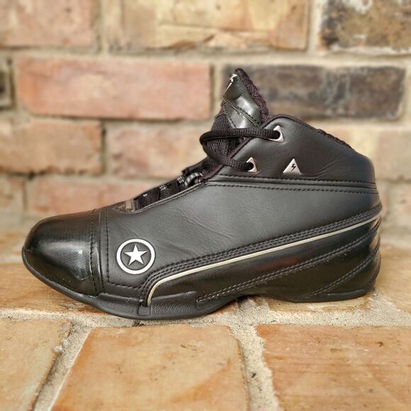 Converse Other - Converse Dwyane Wade 1.3 Mid Top Triple Black Basketball Sneakers Shoes Men's 7